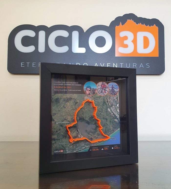 quadro quadrado 3d